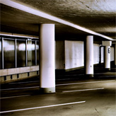 The 6. floor of the car park 