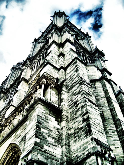 The cathedral Notre Dame de Paris.