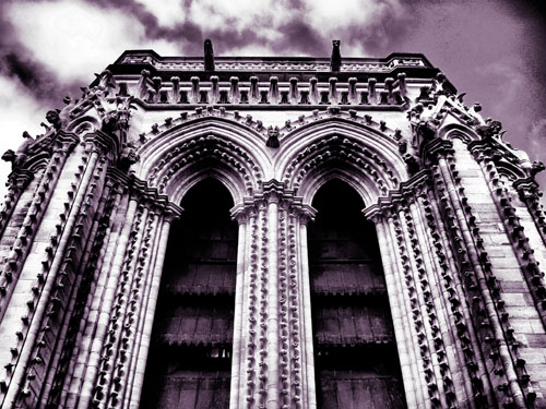 The cathedral Notre Dame de Paris.