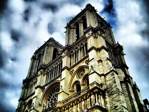 Die Kathedrale Notre Dame de Paris.
