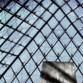 The entry hall of the Musée du Louvre in Paris.