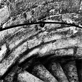 Treppen in einem der Türme der Kathedrale Notre Dame de Paris.