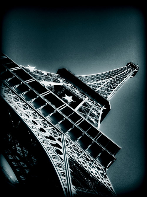 Der Eiffelturm in Paris.